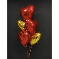 Набор шаров из сердец