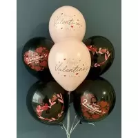 Шары латексные Happy Valentine's
