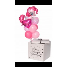Коробка с шарами с Пинки Пай 