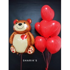 Набір куль "Ведмежа з серцями"