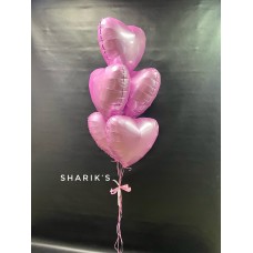 Набір куль "рожеві серця"