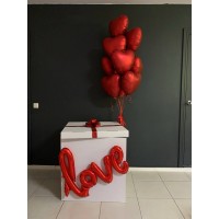 Набор шаров «Сердца в коробке»