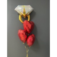 Набор шаров "Обручальное кольцо"