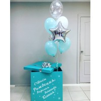 Коробка с шарами для любимой дочки 