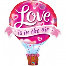 Фольгированный шар "Воздушный шар любовь"
