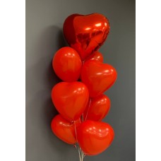 Набор шаров "Красное сердце"